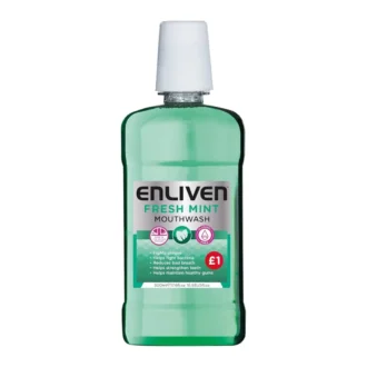 Enliven Fresh Mint Mouth Wash 500 Ml