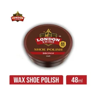 London Shine Wax Shoe Polish Brown